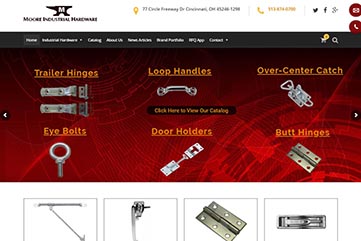 Industrial Hardware Supplier New Site with eCommerce