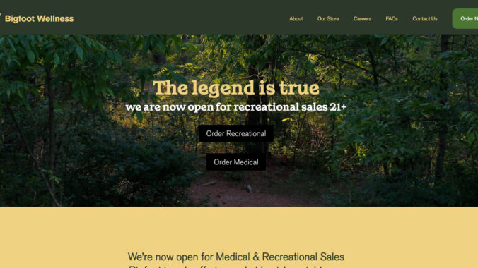 Recreational & Medical Dispensary Website