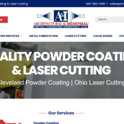 Powder Coating & Laser Cutting Company Website