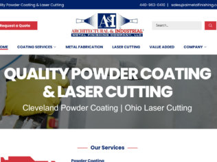 Powder Coating & Laser Cutting Company Website
