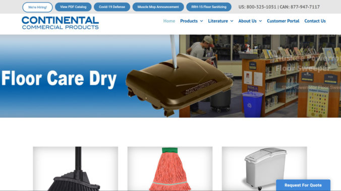 Plastic & Textile Goods Manufacturer Website