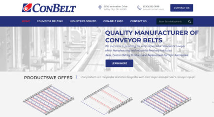 Conveyor Belt Manufacturer Website