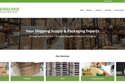 Regional Packaging Company Micro Site