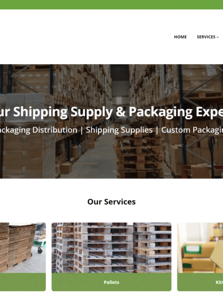 Regional Packaging Company Micro Site