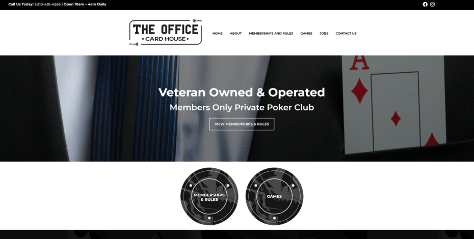 The Office Poker Room Homepage