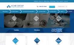 Industrial Textile Manufacturer's Integrated Website