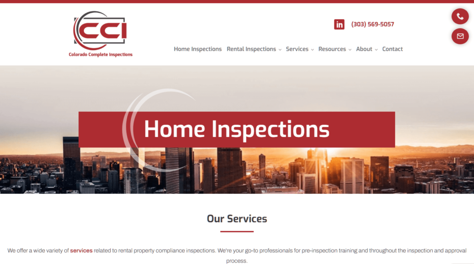 Colorado Complete Inspections Homepage
