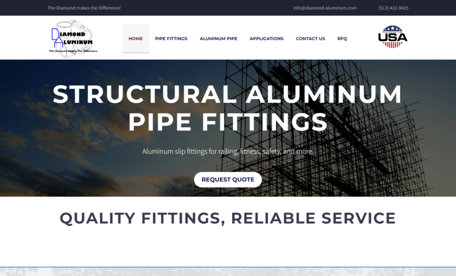 Diamond Aluminum Homepage