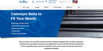 Custom Conveyor Belt Manufacturer Website
