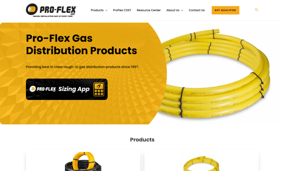 Pro-Flex Homepage