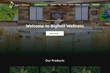 Recreational & Medical Dispensary Website