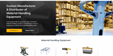 Material Handling and Distribution Website