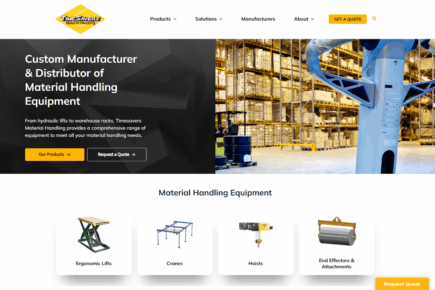 Material Handling and Distribution Website