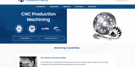 Global CNC Machining & Assembly Website