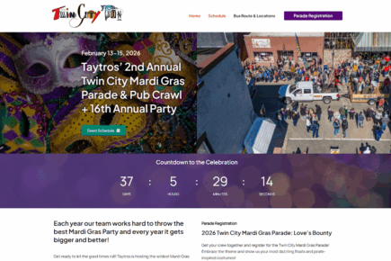 Local Event Website with a Progressive Web App