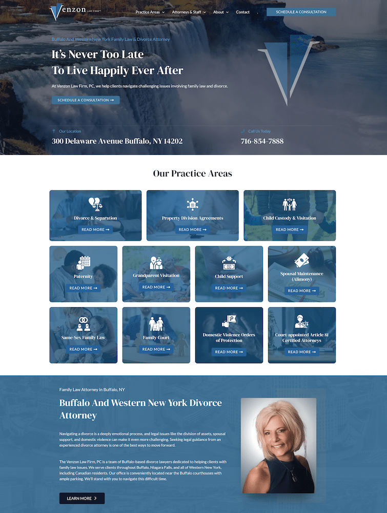 VenzonLawFirm-Screenshot