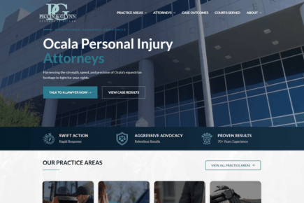 Florida Personal Injury Web Redesign & Local Search Domination