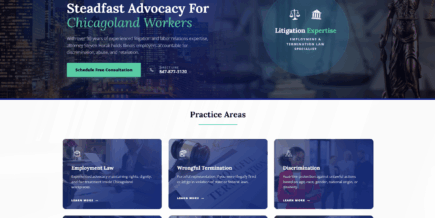 Employment Law Web Platform, UI Redesign & Local Optimization