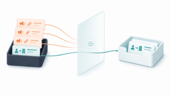 Illustration of a quiet Gravity Forms workflow holding sales-pitch spam while releasing a genuine inquiry